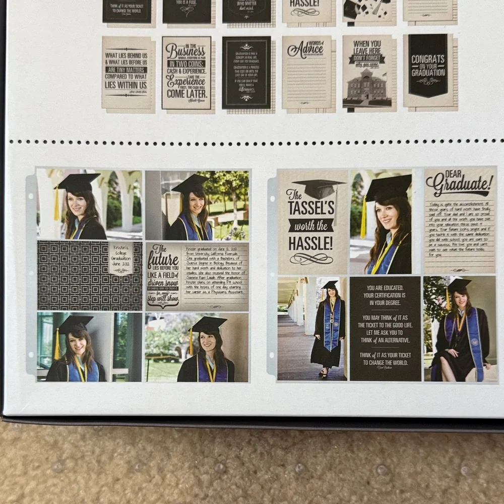 We R Memory Keepers Graduation Album Kit - Black